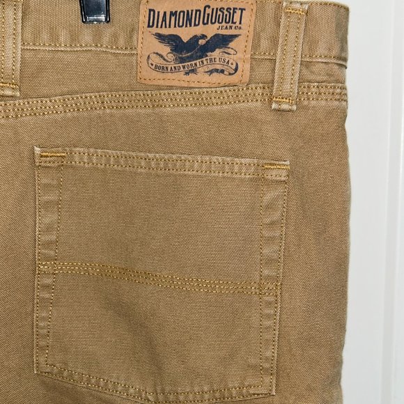 Diamond Gusset Jean Co. canvas jeans sz 48x32 EUC - Picture 6 of 8